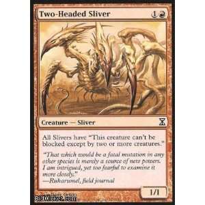  Two Headed Sliver (Magic the Gathering   Time Spiral   Two 
