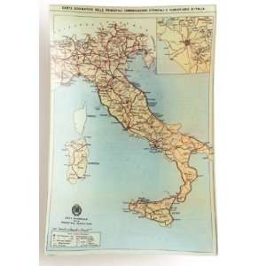  Rosanna Large Rectangular Tray   Italy Map