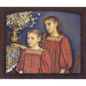   Georges Lemmen   24 x 20 inches   The Two Sisters o