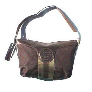  FUBU Brown Handbag Purse 