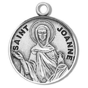 St. Joanne   Sterling Silver Medal (18 Chain) Everything 
