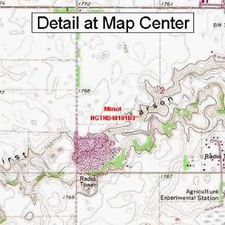  Map   Minot, North Dakota (Folded/Waterproof)