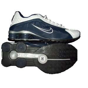  Mens Nike Shox R4 Sneakers Navy White Size 12 Brand New 
