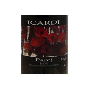  2004 Icardi Barolo Parej 750ml Grocery & Gourmet Food
