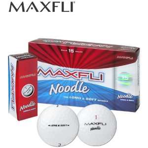  Maxfli Long and Soft Noodle 15 Ball Pack Golf Balls