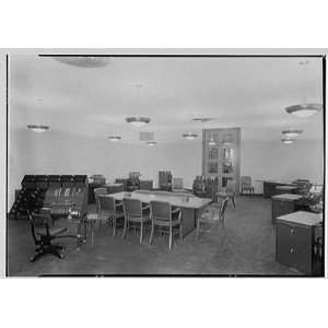   Co., 50 Rockefeller Plaza. Bank sales room 1940