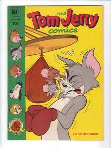 TOM AND JERRY COMICS #99 M G M CARTOON FUN 1952 VF+  