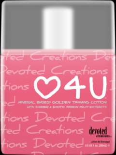 Love 4 U by Devoted Creations Indoor Tanning Bed Lotion  