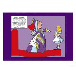 Alice in Wonderland The Queen of Hearts Giclee Poster Print by John 