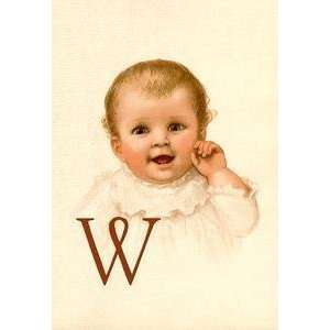  Vintage Art Baby Face W   11269 7
