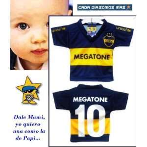 BOCA JUNIORS Official and Licensed BABY soccer jersey. Sizes 1   2   3 