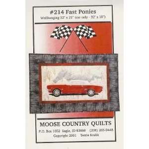 Fast Ponies Quilt Pattern By Moose Country Quilts Arts 
