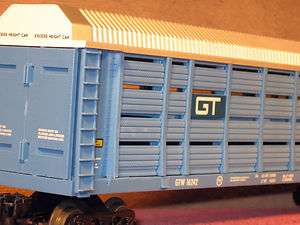 LIONEL MODERN #6 16242 GRAND TRUNK TWO TIER SCREENED AUTO CARRIER CAR 