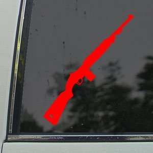 M1 Carbine M 1 Red Decal Car Truck Bumper Window Red Sticker