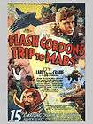 Vintage Movie Poster Flash Gordons Trip to Mars