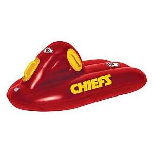  Kansas City Chiefs Team Super Sled Used As Water Raft Or Snow Sled 