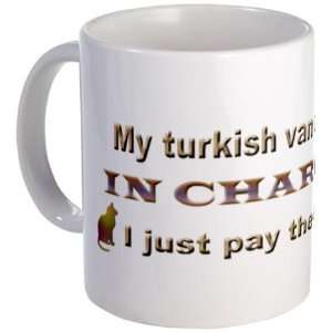 Turkish Van in Charge Funny Mug by   Kitchen 