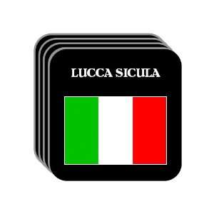 Italy   LUCCA SICULA Set of 4 Mini Mousepad Coasters