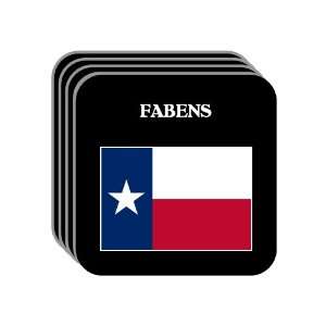  US State Flag   FABENS, Texas (TX) Set of 4 Mini Mousepad 