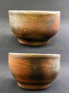 o4393,JPN,BIZEN, SHUNKO ENN, GUINOMI SAKE Cup, firewood  