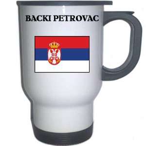  Serbia   BACKI PETROVAC White Stainless Steel Mug 