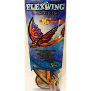  16 Flexwing 3 D Nylon Glider   Cyan Dragon Toys & Games