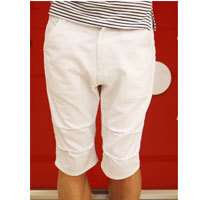 pj07white chino short pants  