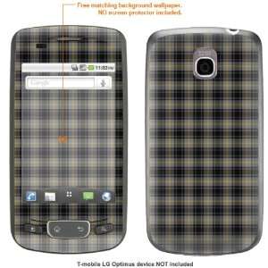  Protective Decal Skin STICKER for T Mobile LG Optimus case 