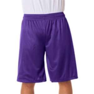  Badger Adult Mesh/Tricot 11 In Shorts Purple X Large 