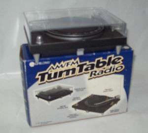 Turntable Novelty AM/FM Radio (New in Box)  