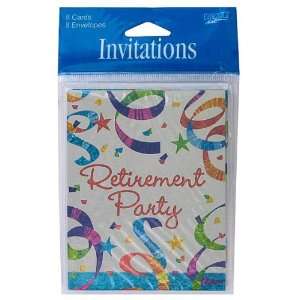  24 Packs of 8 Retirement Party Invitations