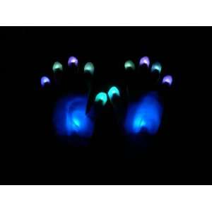  Paralyze LED Glove Set (12 Rave Lights + One Pair of 