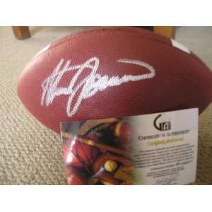   autographed Wilson football South Carolina GAI