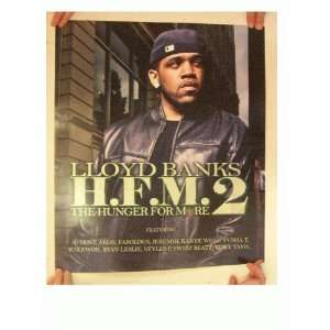 Lloyd Banks Poster The Hunger From Re