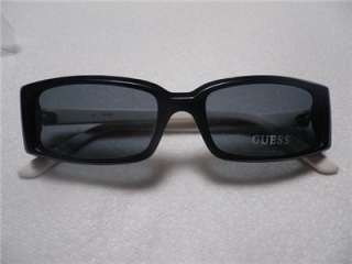 NEW AND AUTHENTIC GUESS SUNGLASSES GU 6140 IN BK/WHITE  