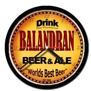  BALANDRAN beer and ale wall clock 