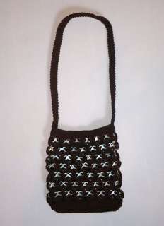 Handmade crochet Soda Tabs pop tops purse handbag  
