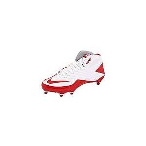 Nike   Super Speed D 3/4 (White/Game Red)   Footwear  