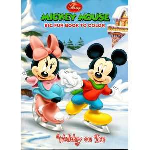   Mouse Big Fun Book to Color ~ Holiday on Ice (96 Pages) Toys & Games