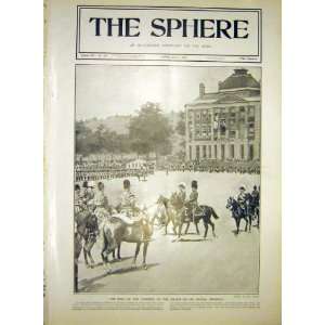 King Trooping Colour Horse Guards London Print 1903 