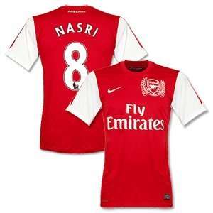  11 12 Arsenal Home Jersey + Nasri 8