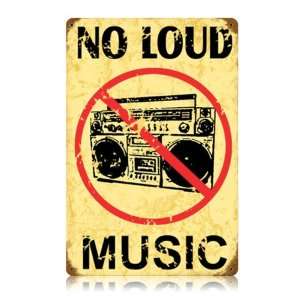  No Loud Music Sign