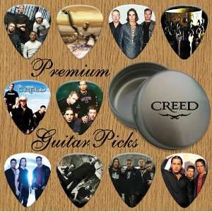  Creed Premium Guitar Picks X 10 In Tin (0) Musical 