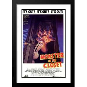  Monster in the Closet 32x45 Framed and Double Matted Movie 