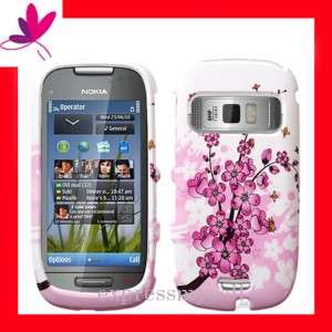   On Hard Case Cover for T mobile NOKIA ASTOUND C7 Spring Blossom  