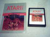 ATARI 2600 7800 GAME; SWORDQUEST EARTHWORLD + Manual + POSTER 1982 