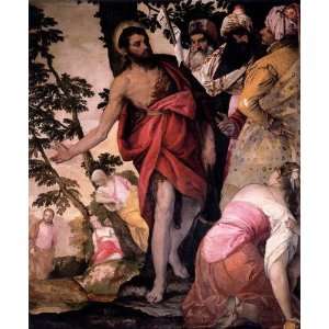     Paolo Veronese   24 x 30 inches   St John the Baptist Preaching