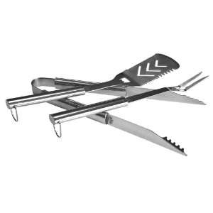   Piece 16 Inch Stainless Steel Barbeque Tool Set Patio, Lawn & Garden