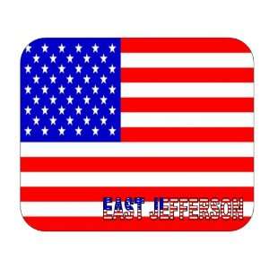  US Flag   East Jefferson, Texas (TX) Mouse Pad Everything 