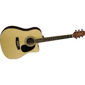  Jasmine By Takamine Es35c Dreadnought Acoustic Guitar 